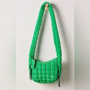 NWT Free People Quilted Baby Carryall Sling Bag